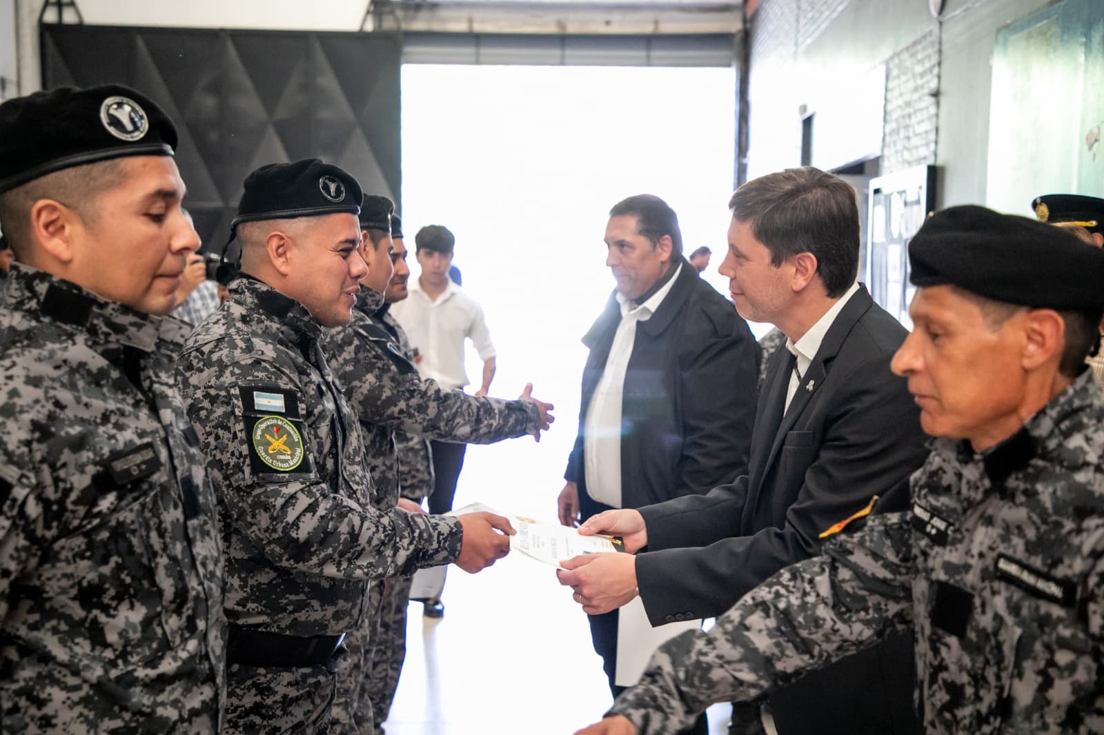 Guardia Urbana en entrenamiento